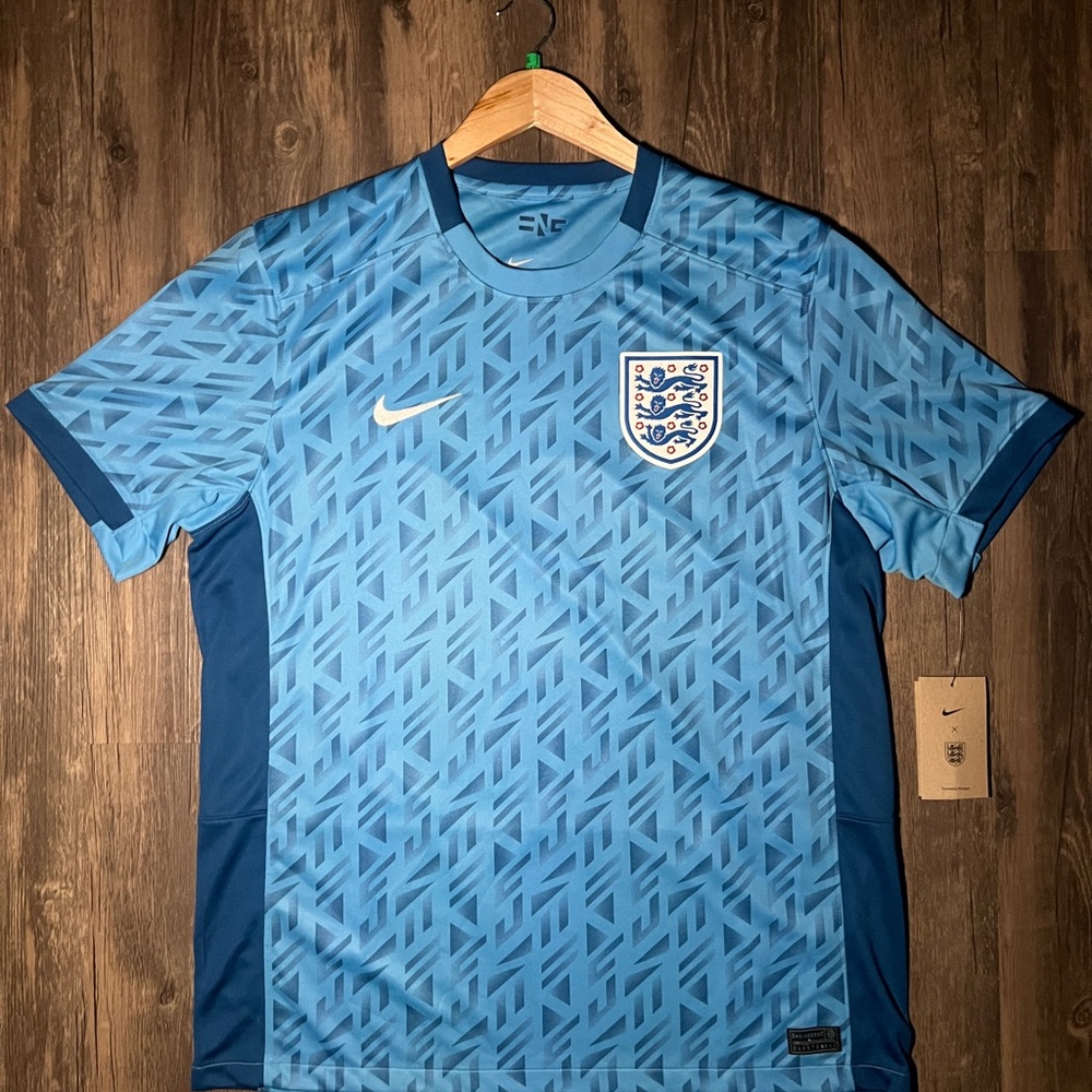 Nike Men's Light Blue England Soccer Jersey